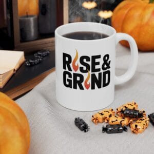 inspirational coffee mug white