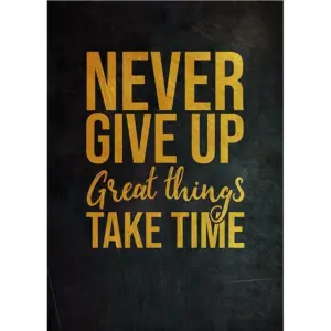 Fear greed psychology canvas art motivational trader wall decor print