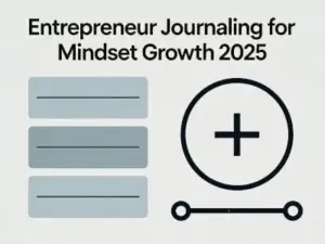 Entrepreneur journaling for mindset growth 2025.