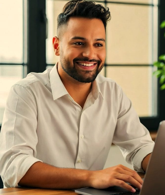 Side hustle ideas 2025 entrepreneur at work.