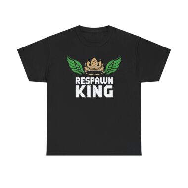 Respawn King Tee - Funny Gamer T-Shirt for Dads & Streamers