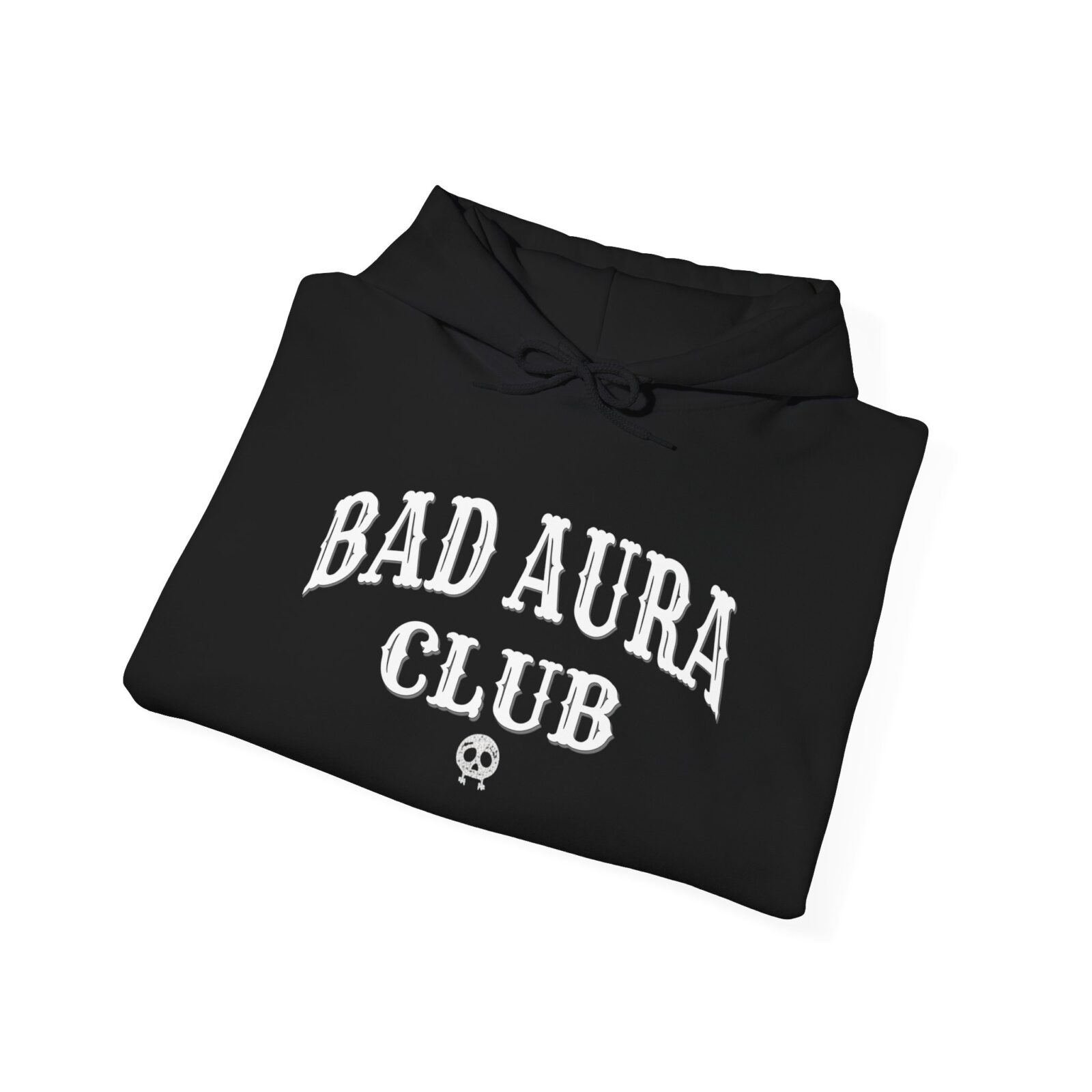 Bad Aura Club Hoodie – Low Energy "Aura Points" Graphic (Gildan 18500) - Image 4