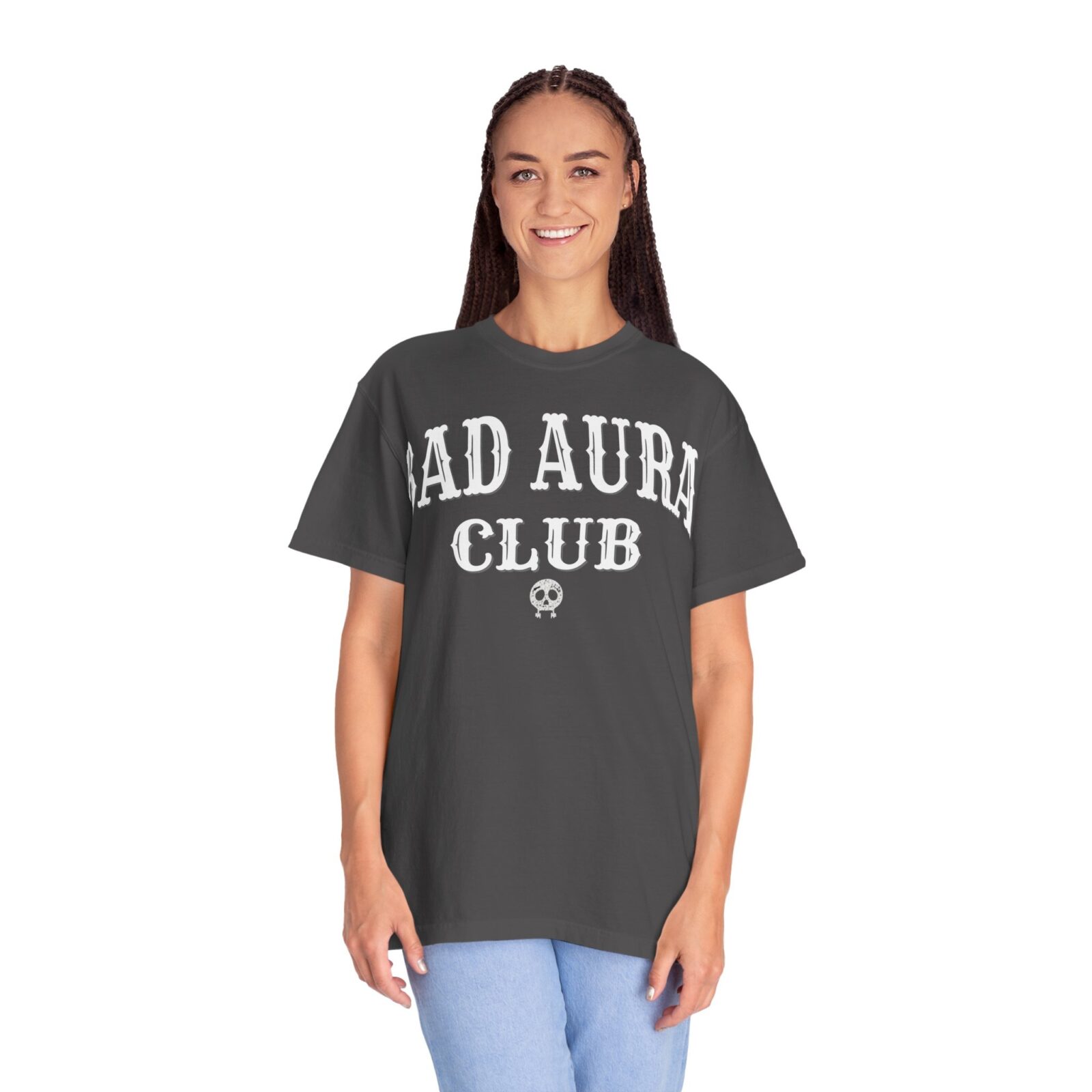 Bad Aura Club T-Shirt – Moody Streetwear Graphic (Comfort Colors 1717) - Image 8