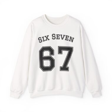 67 Six Seven Crewneck stealth aura streetwear sweatshirt