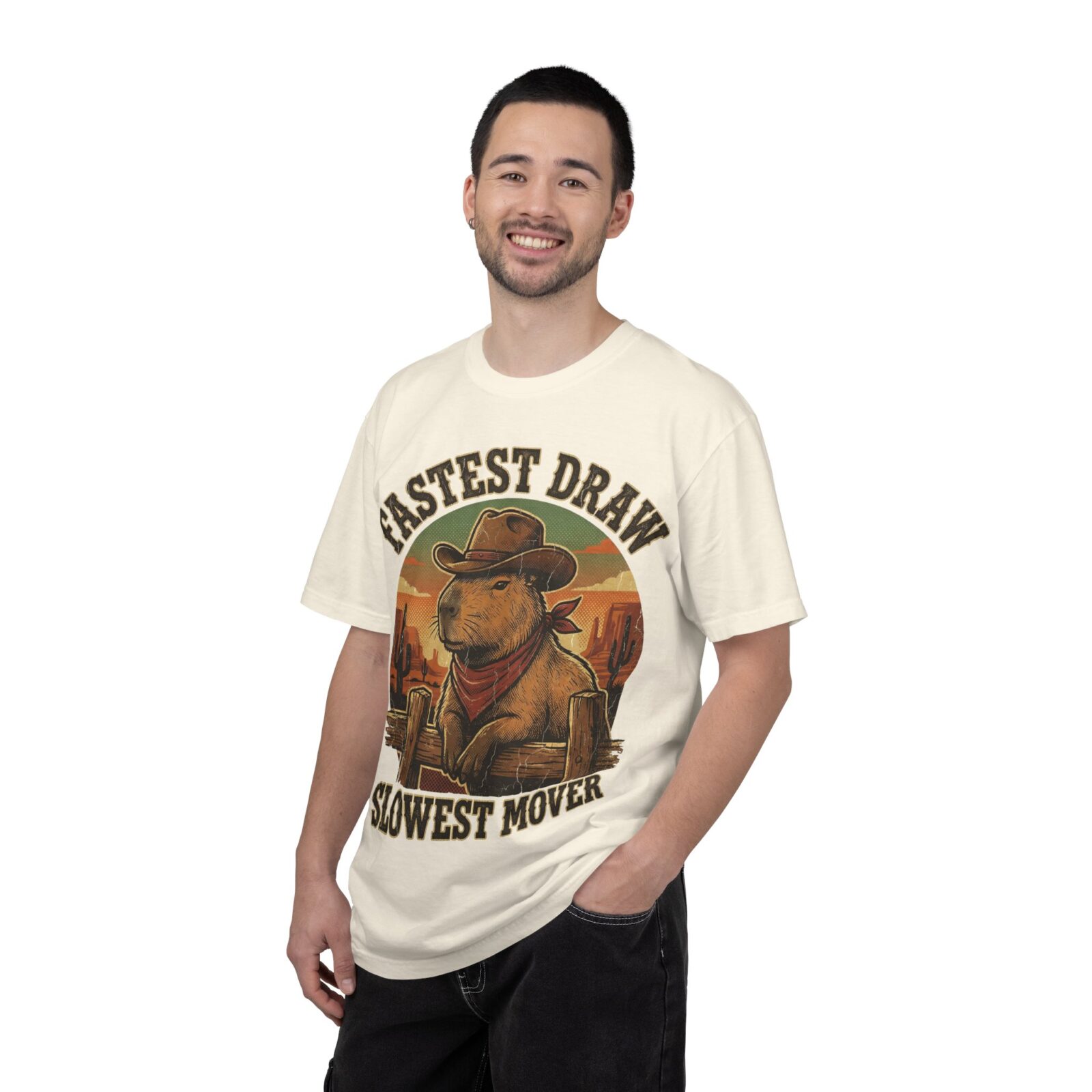 Capybara Shirt – Vintage Western Graphic Tee on Comfort Colors® - Image 16