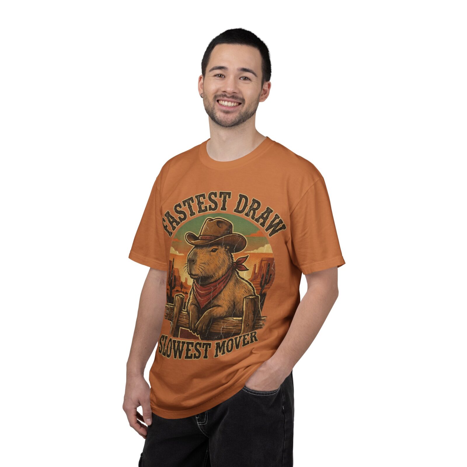 Capybara Shirt – Vintage Western Graphic Tee on Comfort Colors® - Image 20