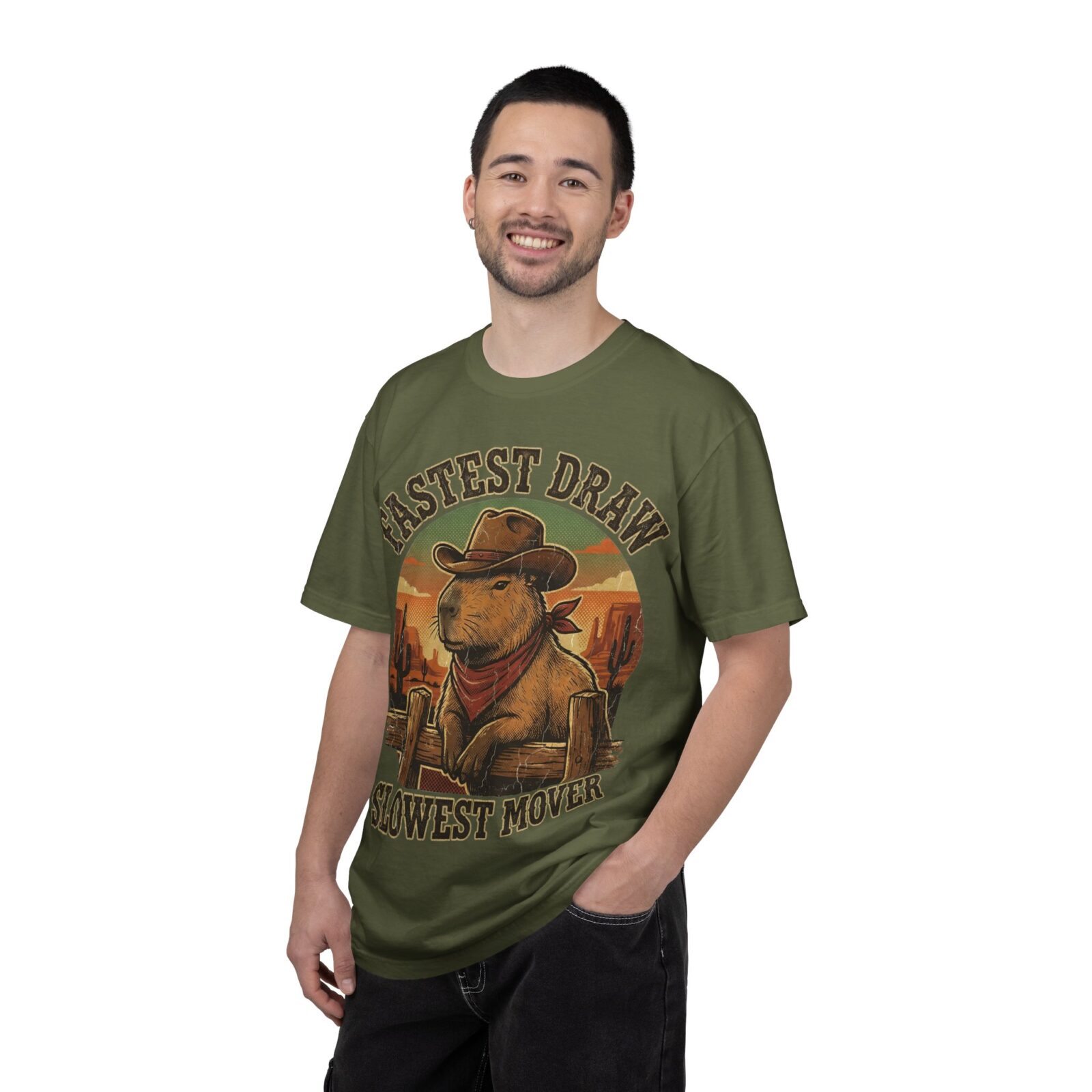 Capybara Shirt – Vintage Western Graphic Tee on Comfort Colors® - Image 40