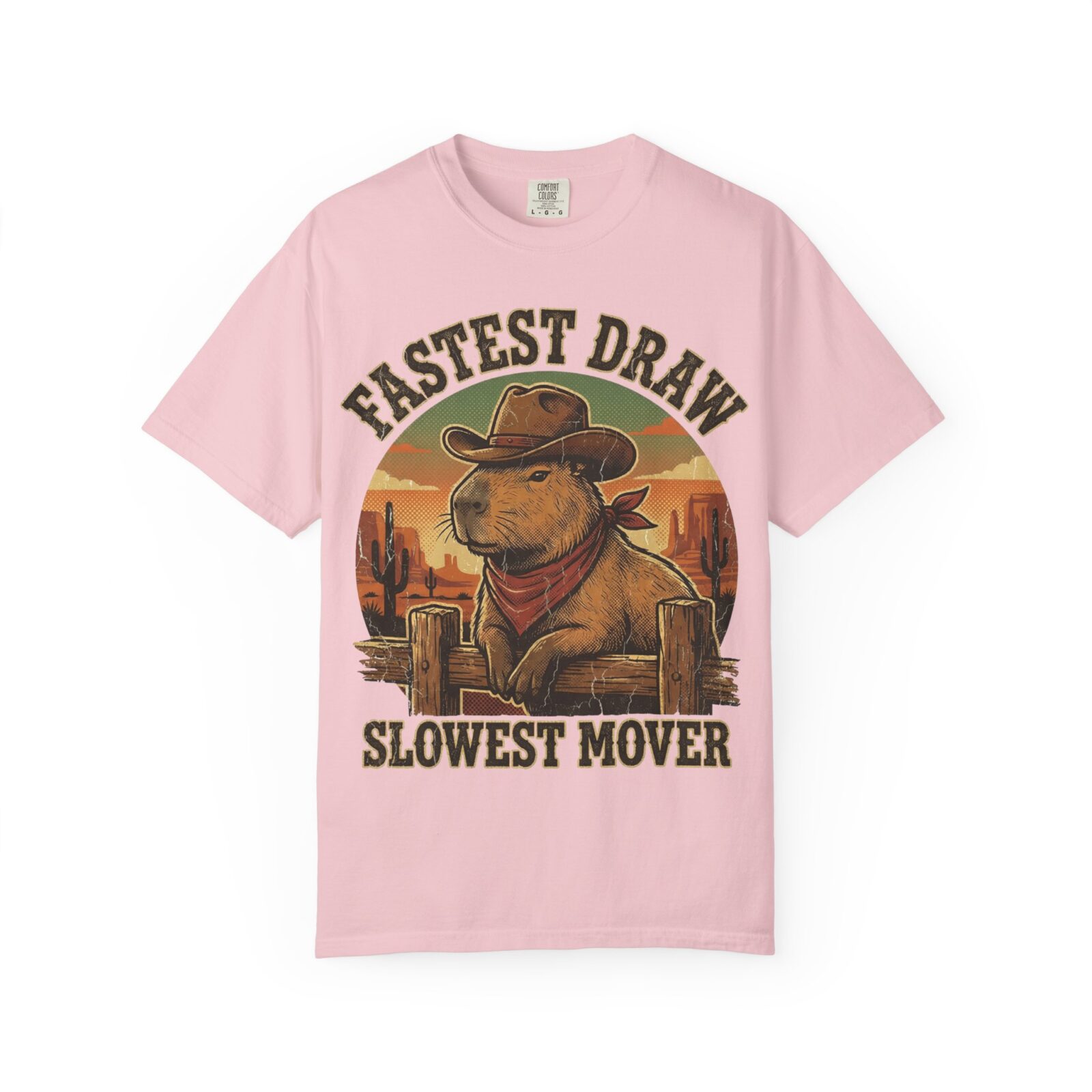 Capybara Shirt – Vintage Western Graphic Tee on Comfort Colors® - Image 57