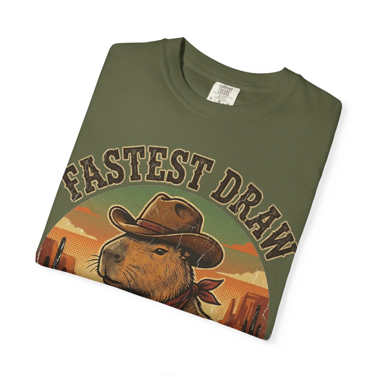 Capybara Shirt – Vintage Western Graphic Tee on Comfort Colors® - Image 39