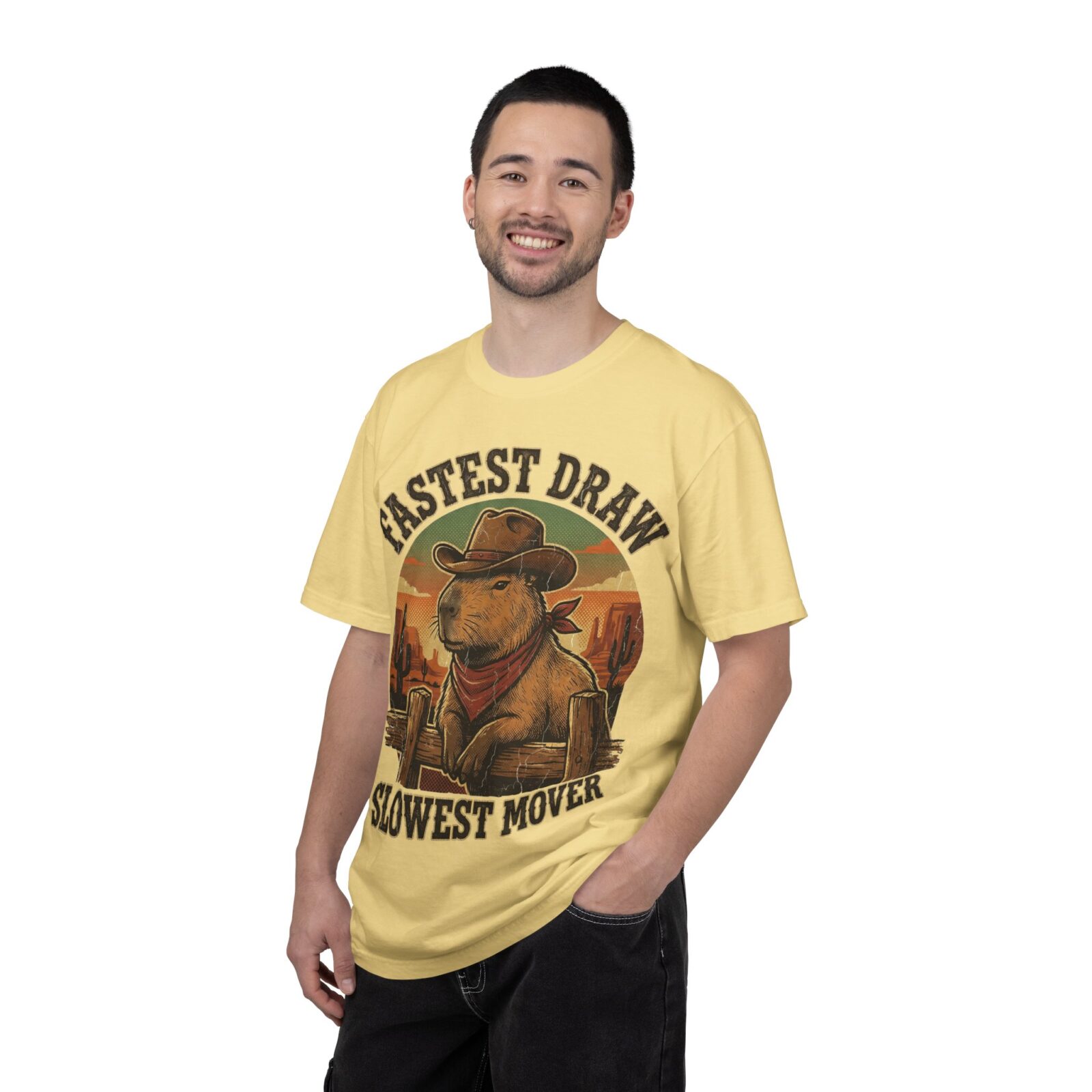 Capybara Shirt – Vintage Western Graphic Tee on Comfort Colors® - Image 28
