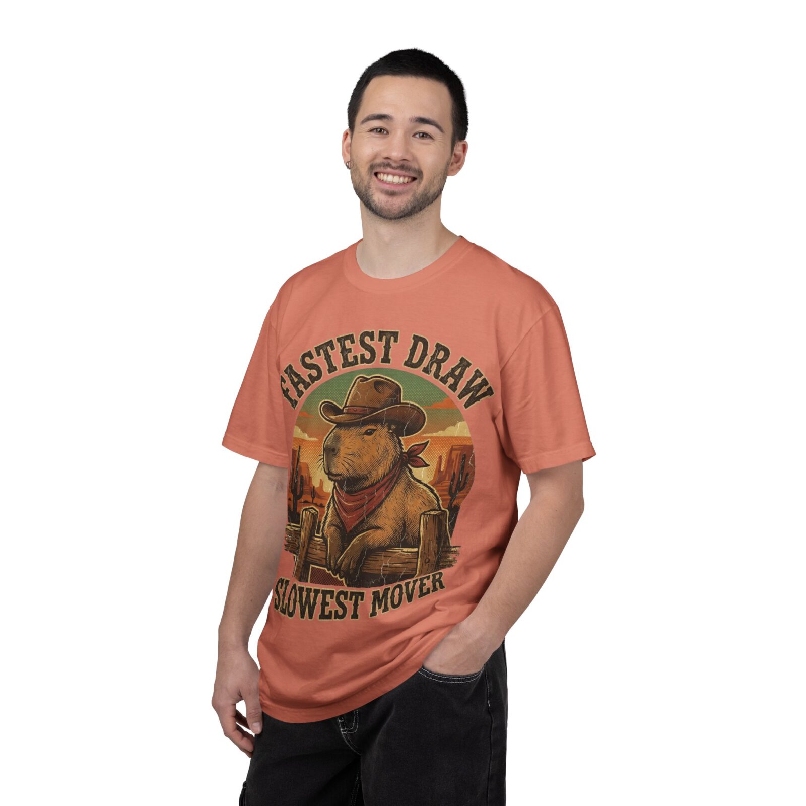 Capybara Shirt – Vintage Western Graphic Tee on Comfort Colors® - Image 12