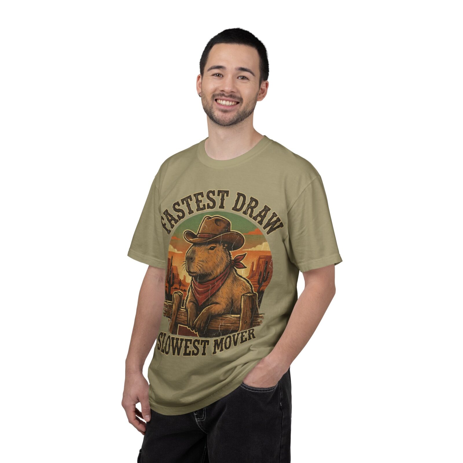 Capybara Shirt – Vintage Western Graphic Tee on Comfort Colors® - Image 24