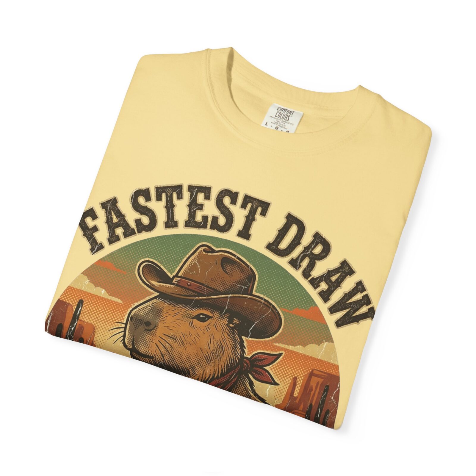Capybara Shirt – Vintage Western Graphic Tee on Comfort Colors® - Image 27