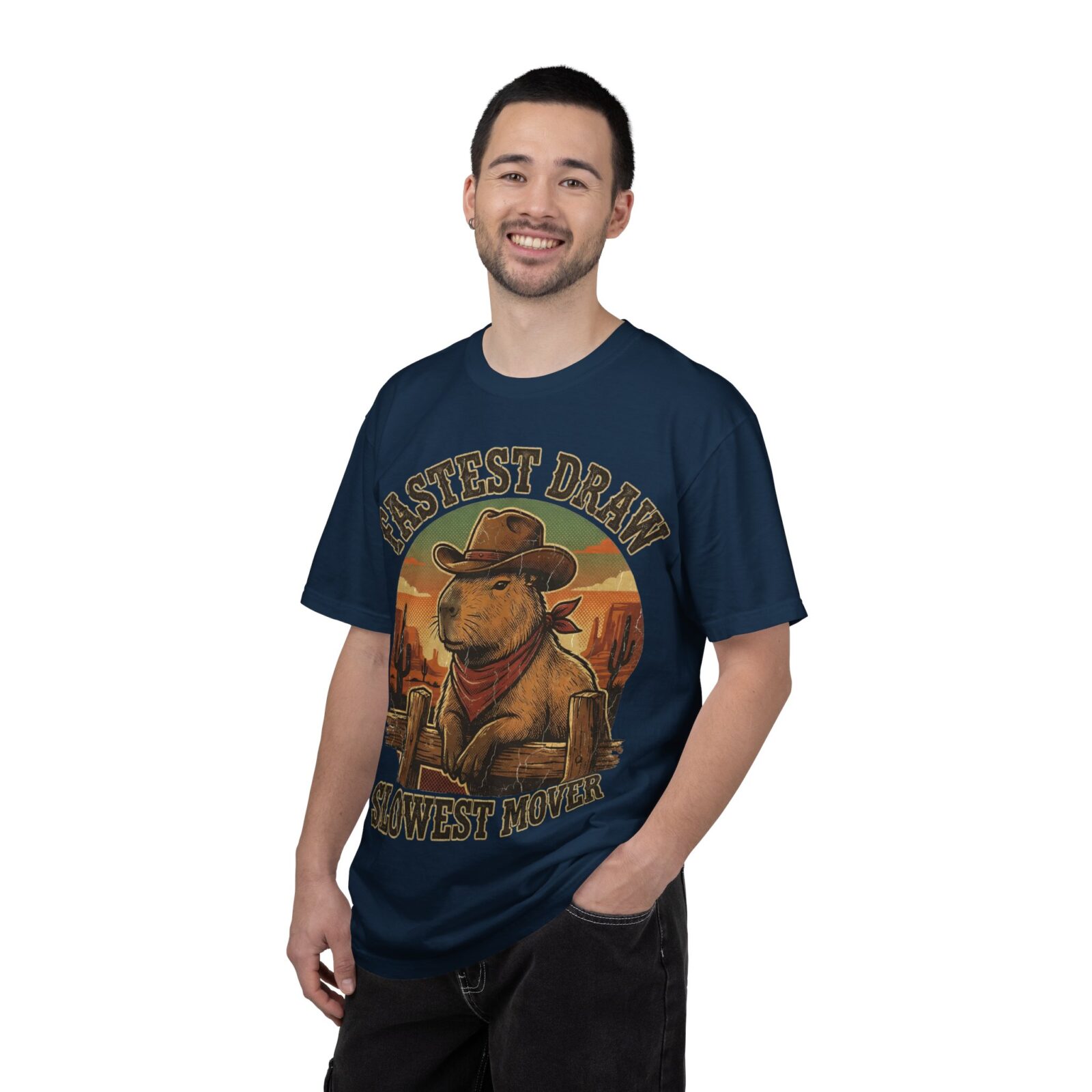 Capybara Shirt – Vintage Western Graphic Tee on Comfort Colors® - Image 52