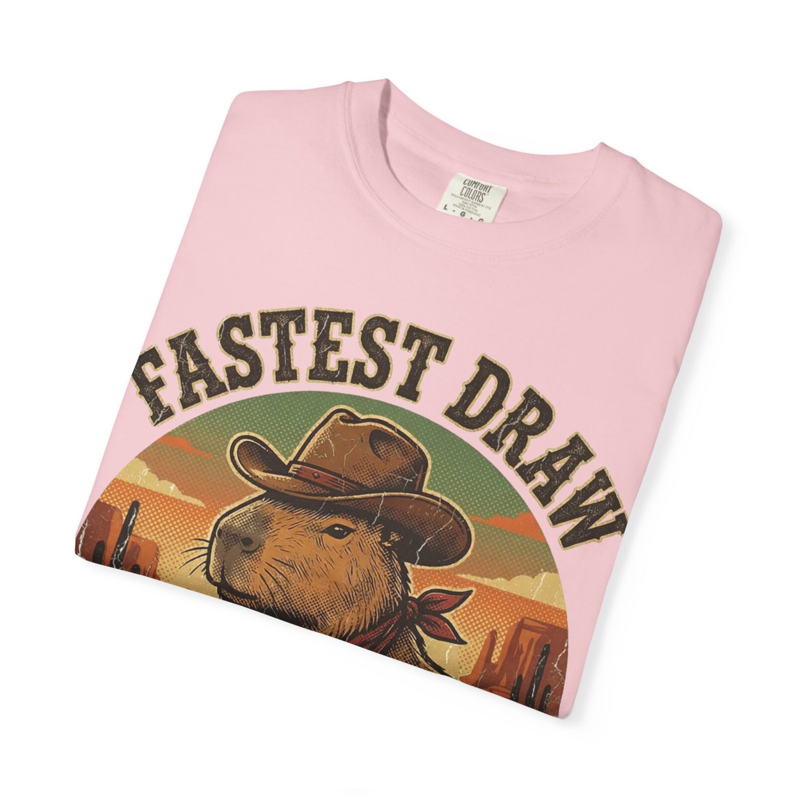 Capybara Shirt – Vintage Western Graphic Tee on Comfort Colors® - Image 59